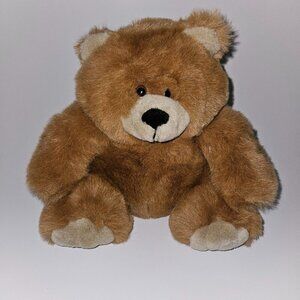 VTG Chosun Brown Teddy Bear Plush 9.5" Stuffed Animal Toy Chubby Round